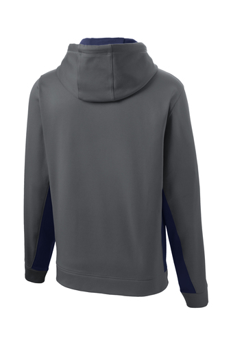 Sport-Tek Sport-Wick Fleece Colorblock Hooded Pullover - Image 4