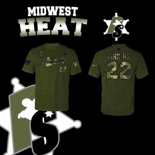 Midwest Heat OD Green Camo Jersey