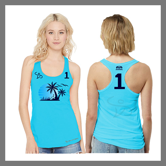 CSV - Full Dye Women's Racerback - Image 2