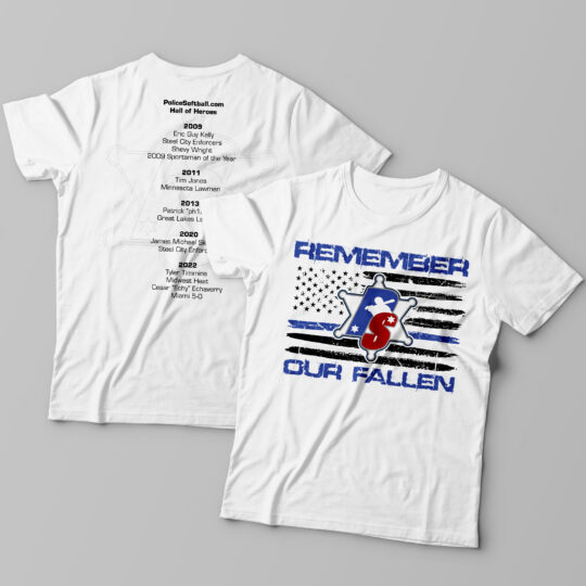 Police Softball - Remember Our Fallen Shirt