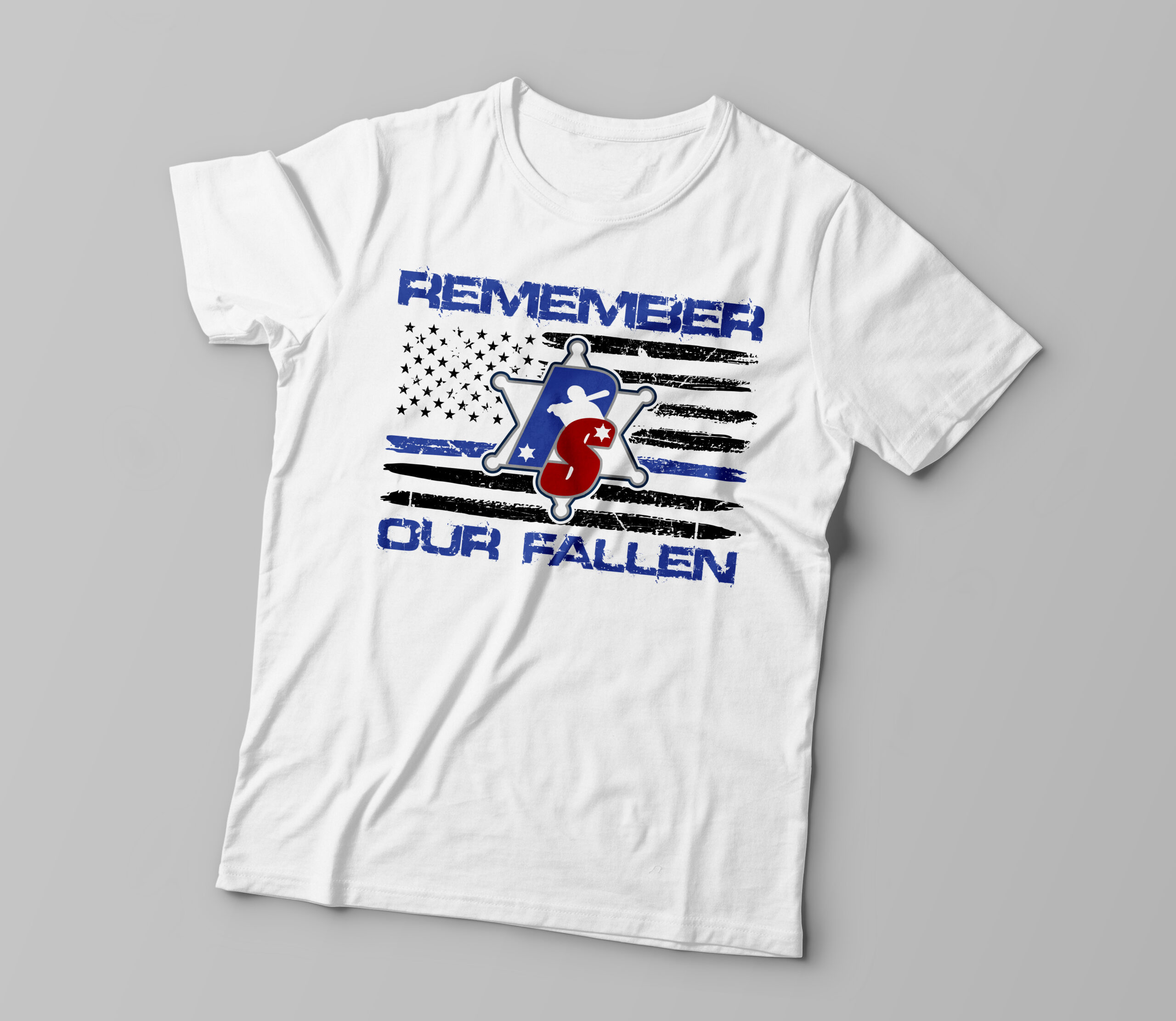 Police Softball - Remember Our Fallen Shirt - Image 3