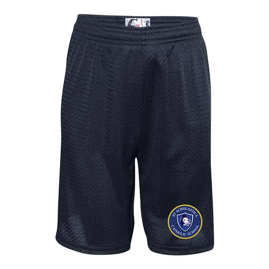 St. Scholastica Gym Shorts - Coin Logo