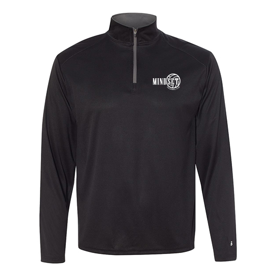 Badger B-Core Quarter-Zip Pullover - Black