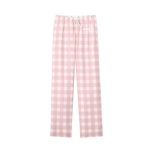 District Women's Flannel PJ Pant - Light Pink