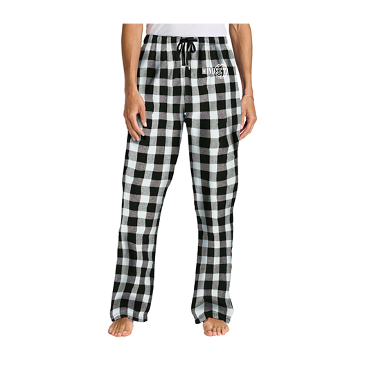 District Women's Flannel PJ Pant - Black