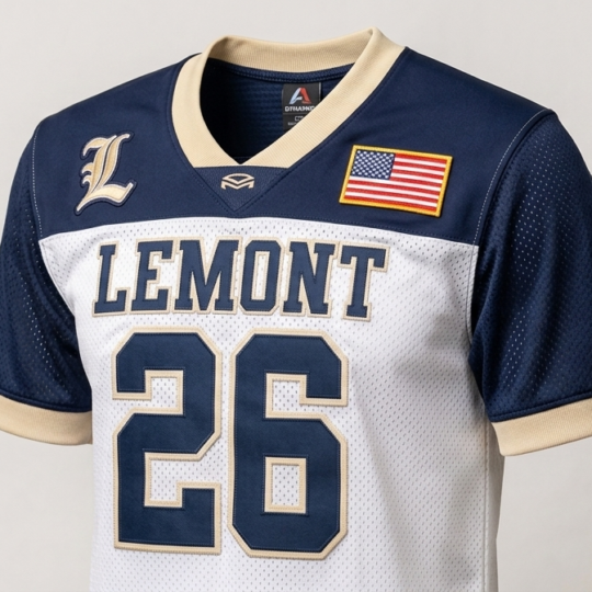 Lemont Boosters Full Dye Sublimated Football Jersey